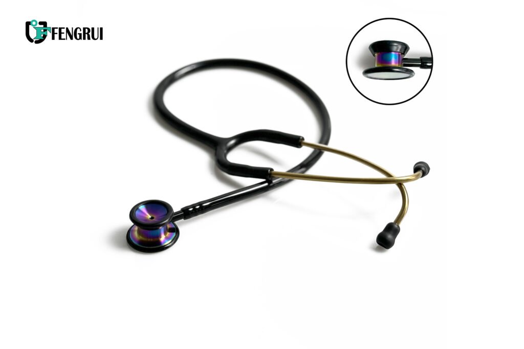 STAINLESS STEEL RAINBOW DUAL HEAD STETHOSCOPE (ADULT & PEDIATRIC) | OEM AVAILABLE